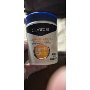 New Clearasil 90 Pads Daily Treatment Medicated Stubborn Acne 5 In 1 Treatment